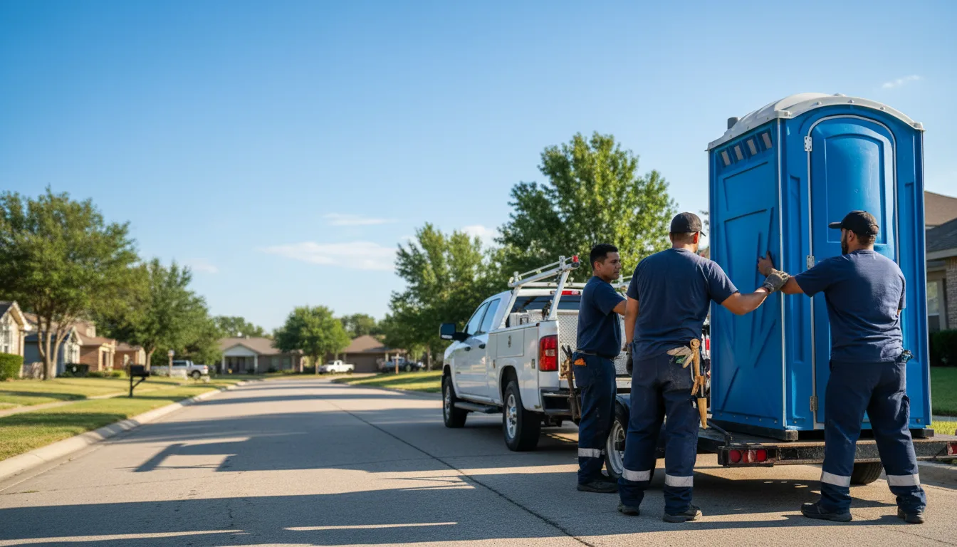 Portable Toilet Rental in Oakhurst, TX near me